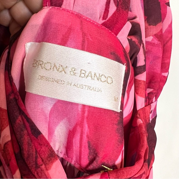 Bronx and Banco Camilla Maxi Dress in Fuchsia size medium - Picture 6 of 13